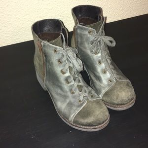 Naot lace up ankle booties